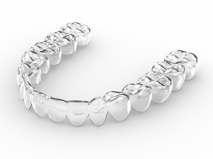 3d Render Of Invisalign Removable Retainer